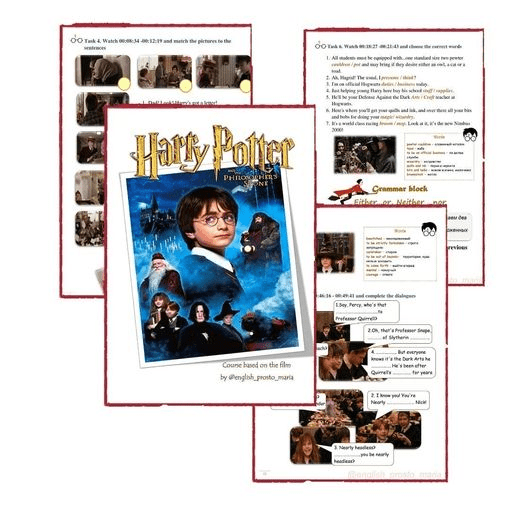 [English_prosto_maria] Курс по фильму Гарри Поттер и Философский камень (2022)